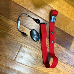 MyZone MZ-3 Heart Rate Monitor with Strap ad charging cable